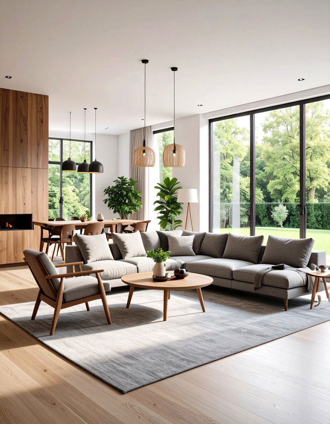 The Open Concept Living Room Zoning - 30 living room arrangement ideas