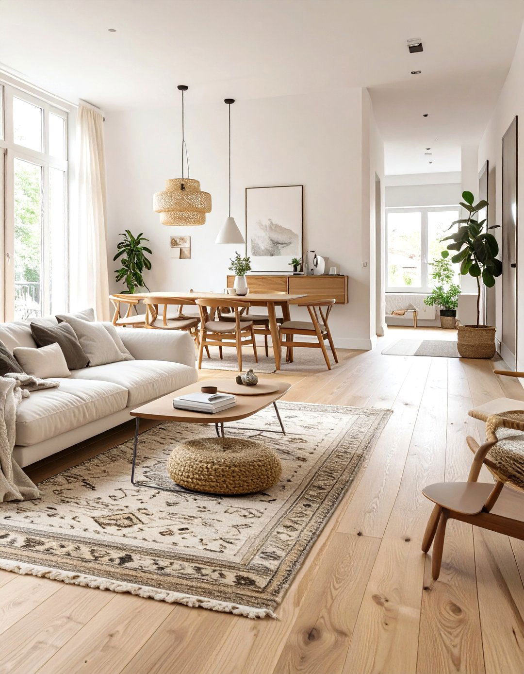 The Open Concept Living and Dining Harmony - 30 danish interior design ideas