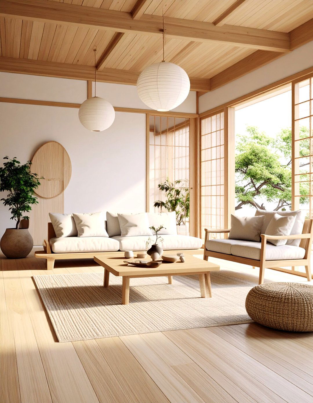 The Open Concept Living with Ma - 30 japanese interior design ideas