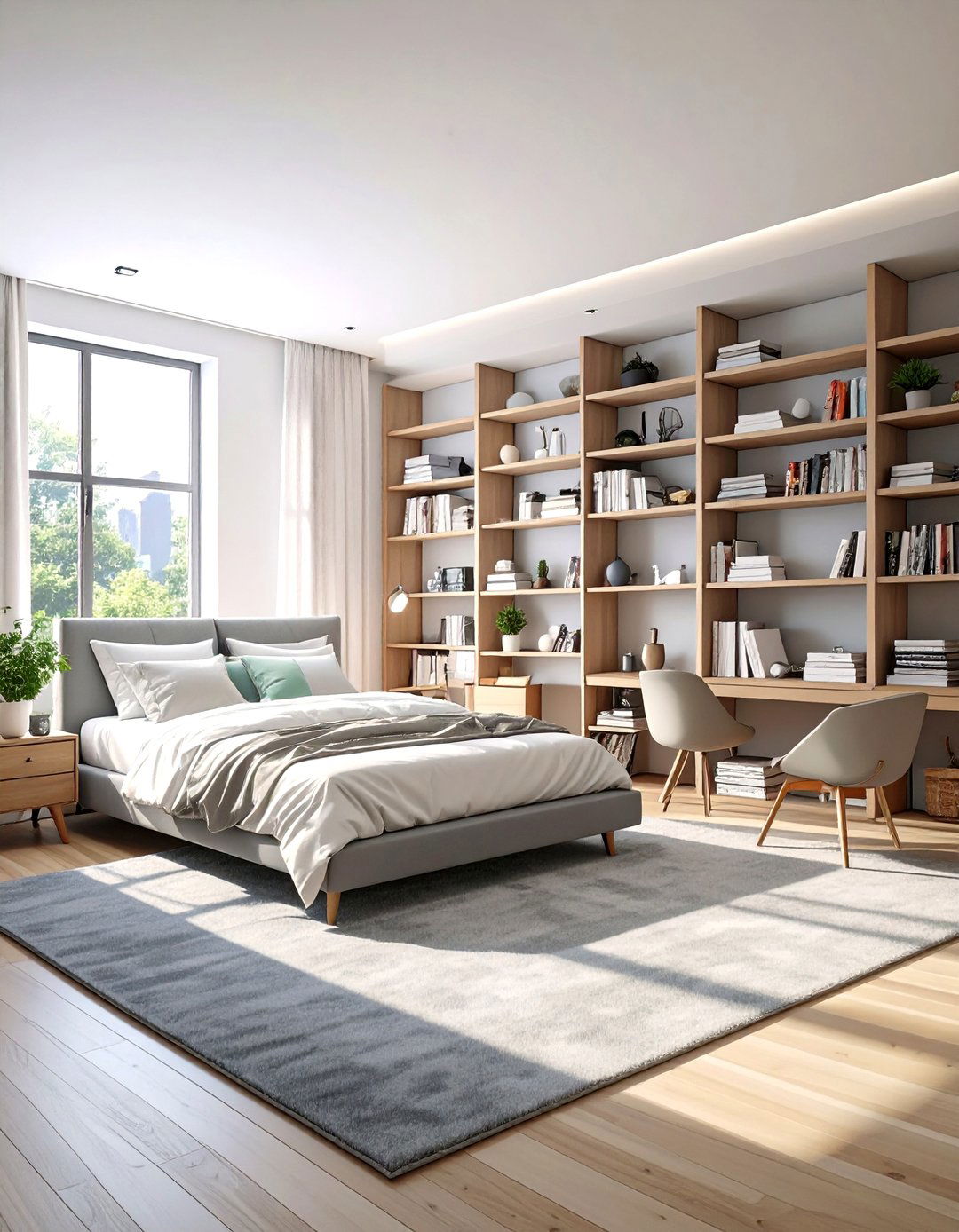 The Open Concept Studio Bedroom - 30 guy bedroom ideas