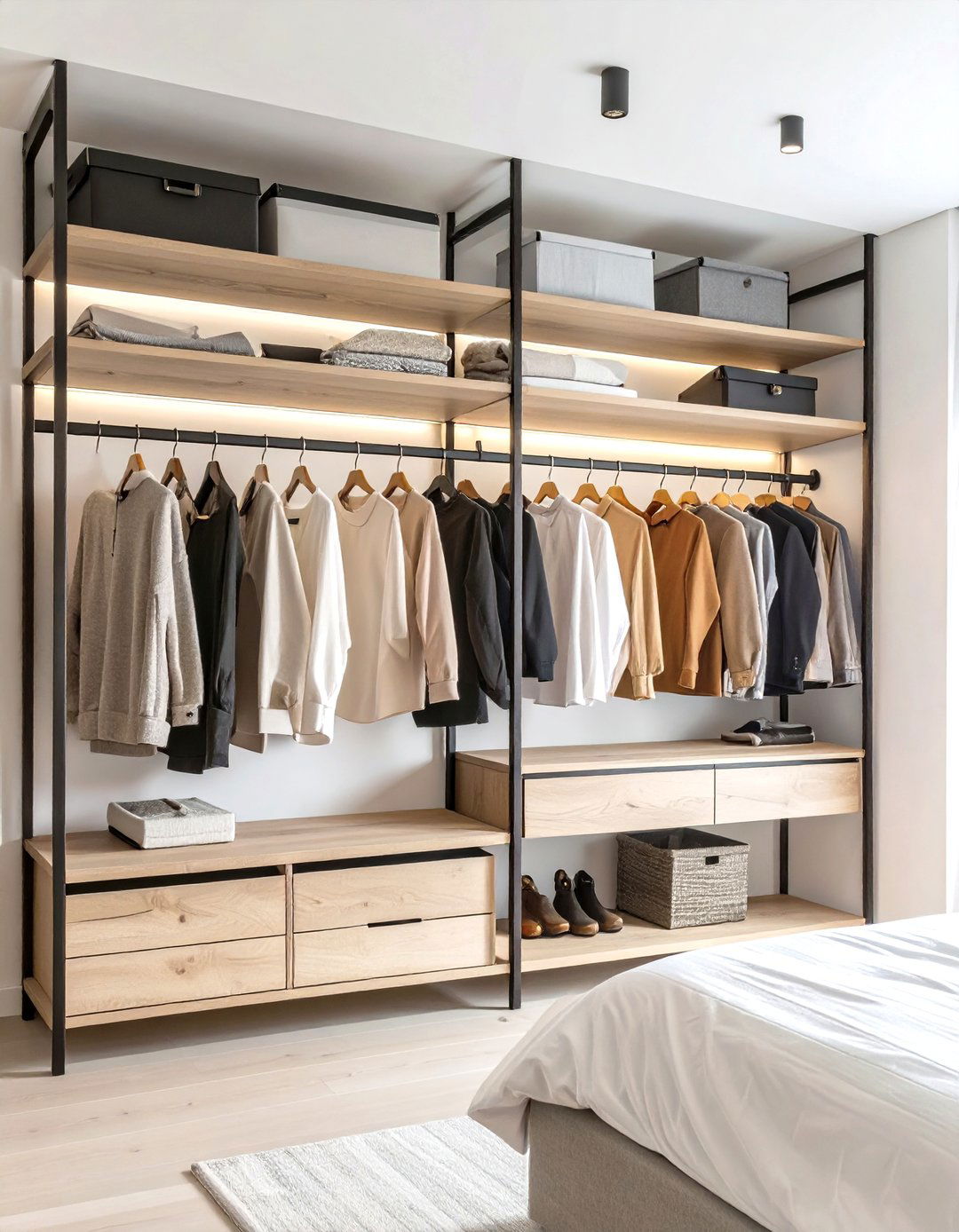 The Open Concept Wardrobe - 30 modern closet design ideas
