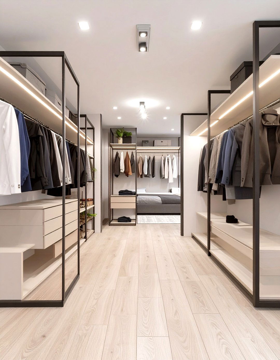 The Open Concept Wardrobe Room - 30 closet design software ideas