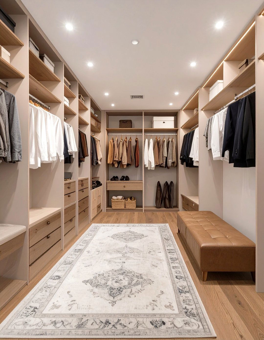 The Open Concept Wardrobe Room - 30 design closet online ideas