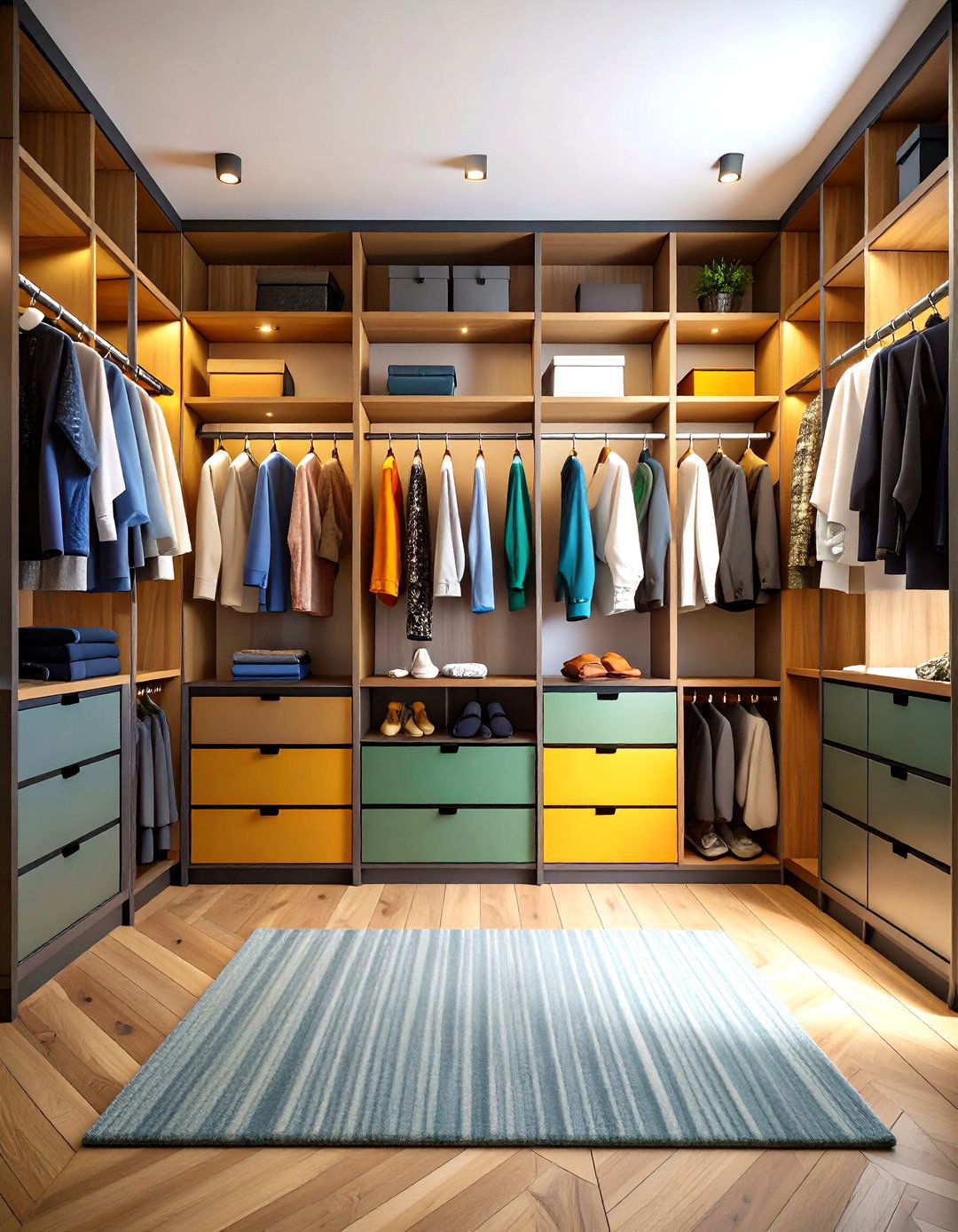The Open Concept Wardrobe Room - 30 design closet ideas