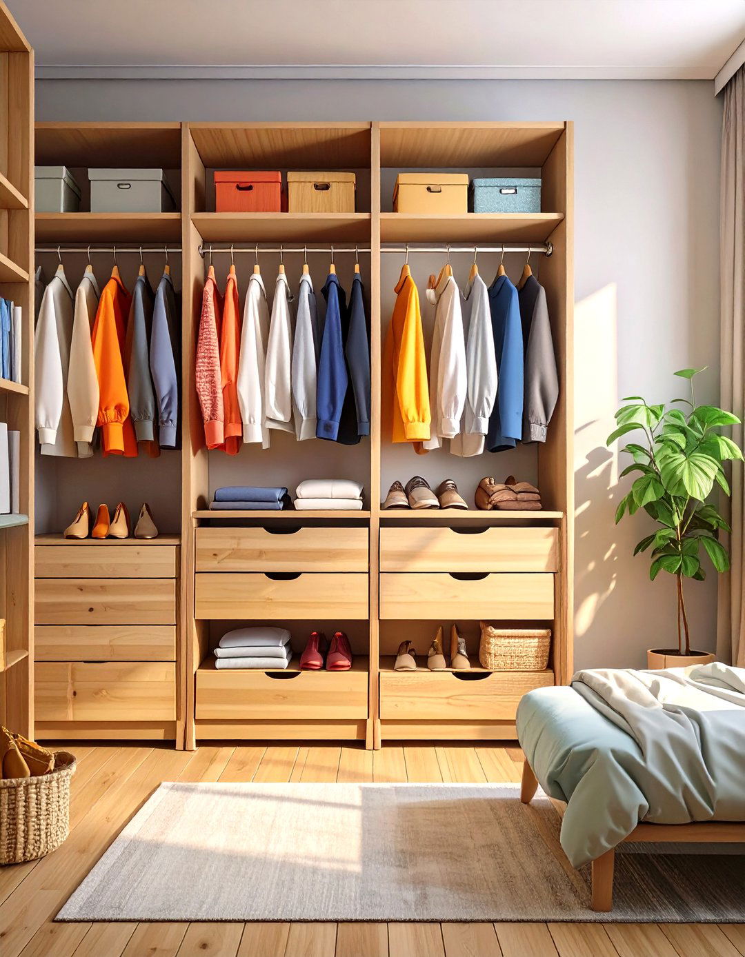 The Open Concept Wardrobe Wall - 30 ikea closet design tool ideas
