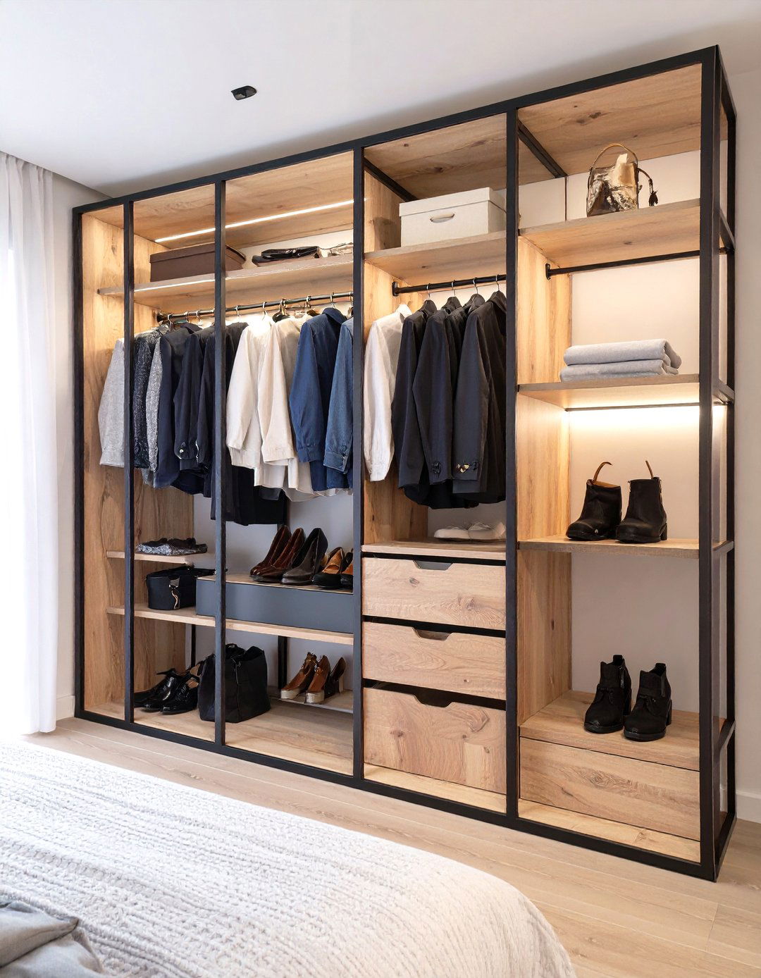 The Open Concept Wardrobe - 30 built in wardrobe ideas