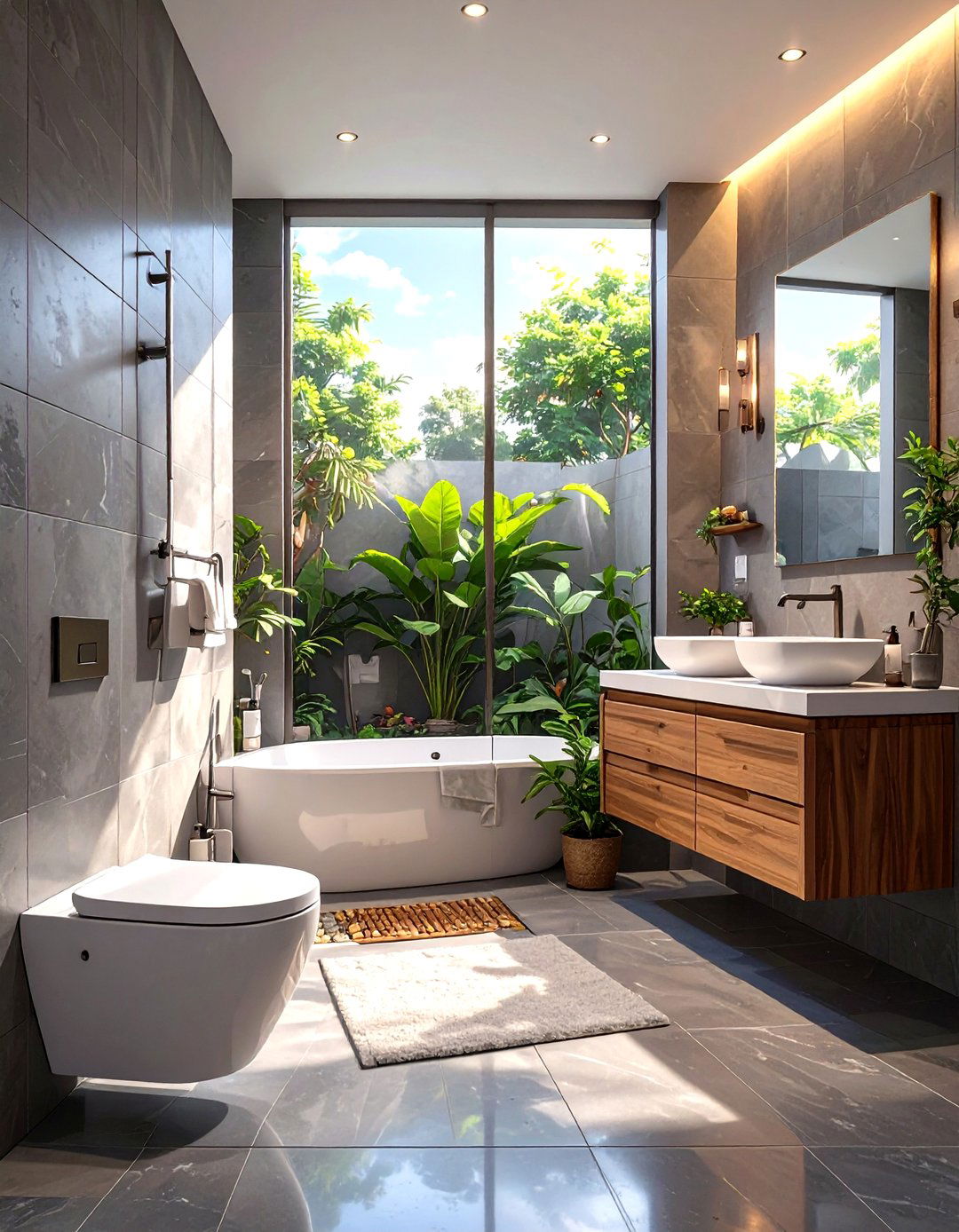 The Open Concept Wet Room Bathroom - 30 master bathroom remodel ideas