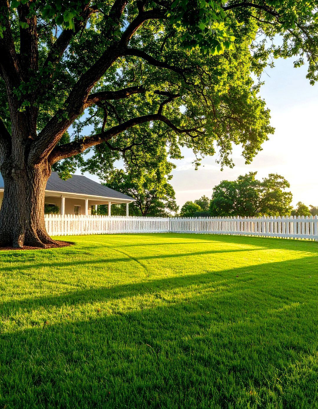 The Open Lawn Family Play Area - 30 farmhouse landscaping ideas