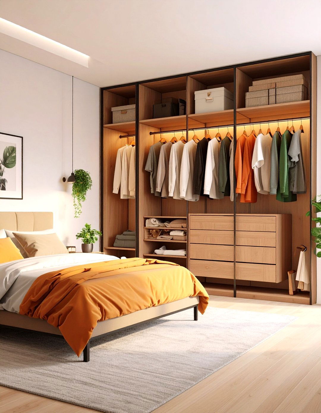 The Open Plan Bedroom Closet - 30 design a closet ideas
