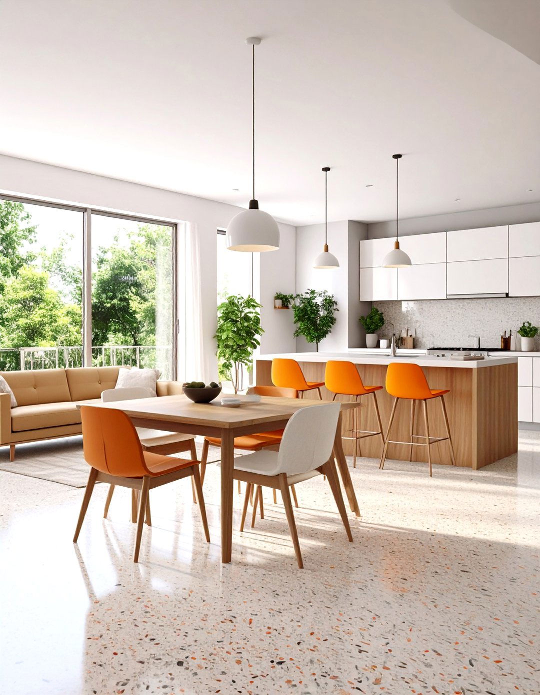 The Open Plan Family Hub - 30 60s interior design ideas