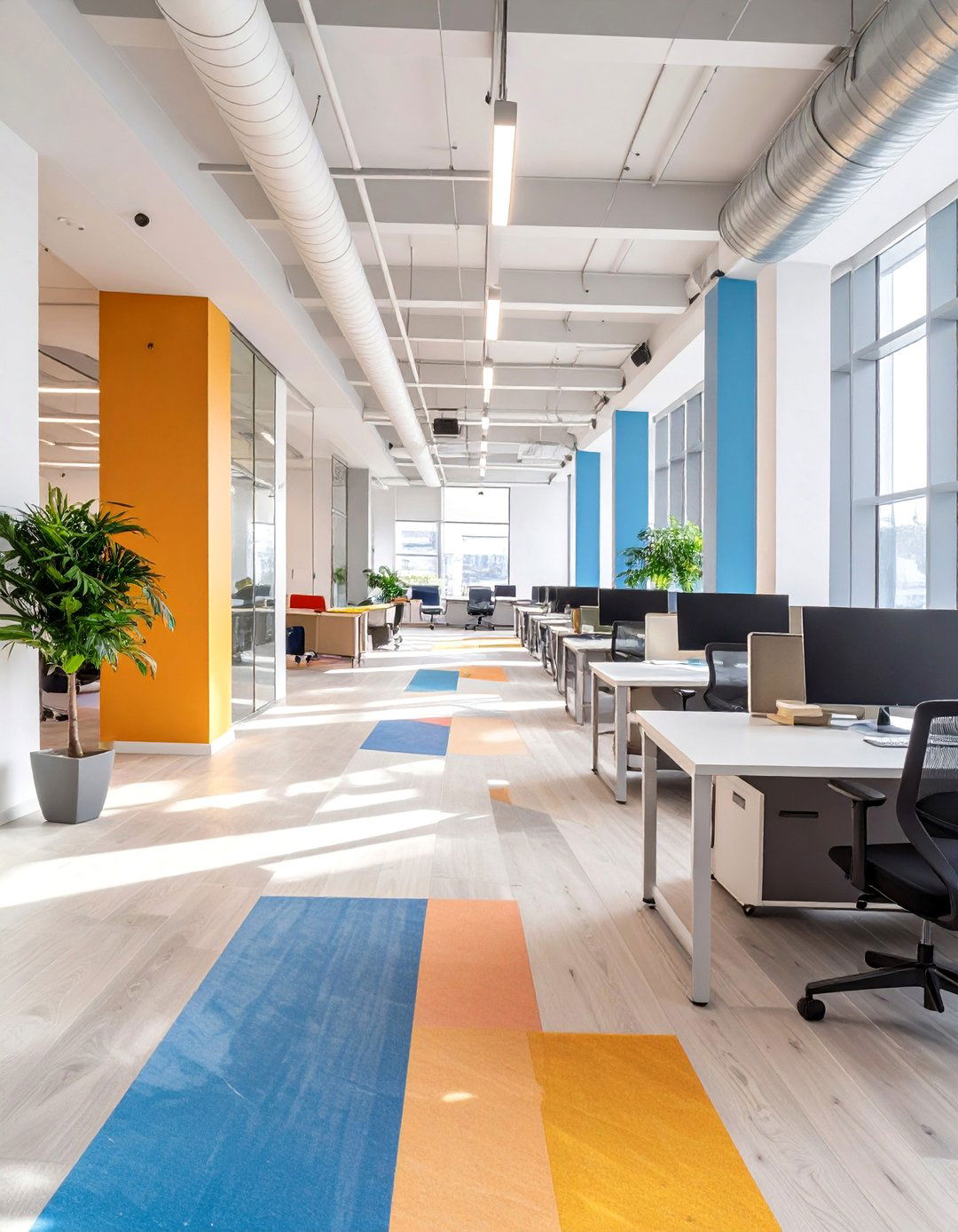 The Open Plan Neighborhood Office - 30 commercial office interior design ideas