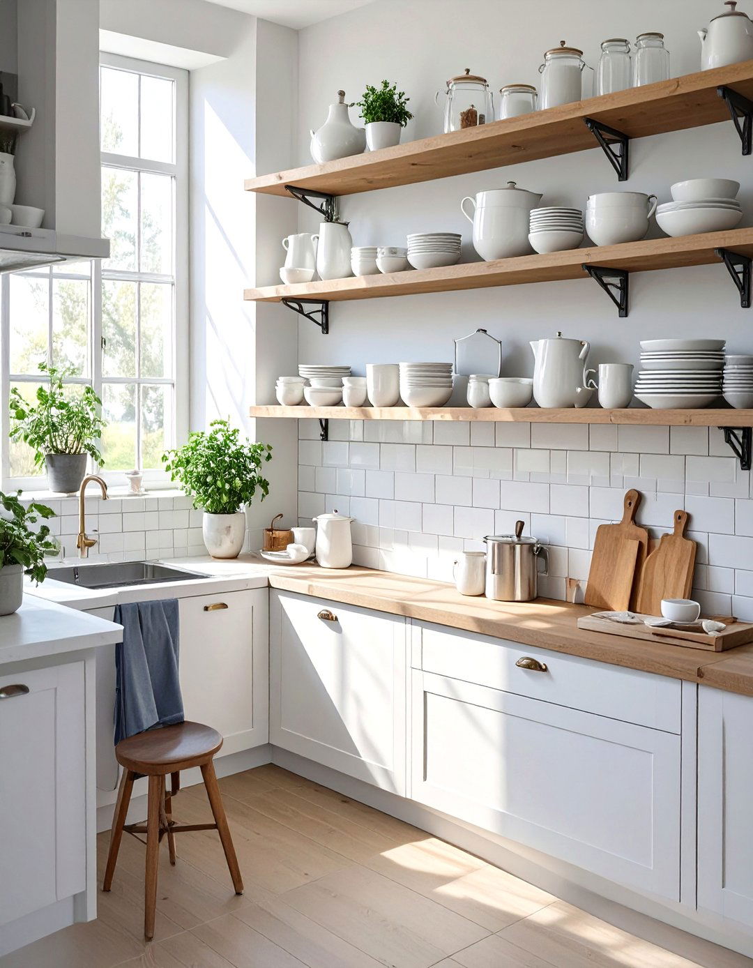 The Open Shelving Butler Pantry - 30 butler pantry ideas