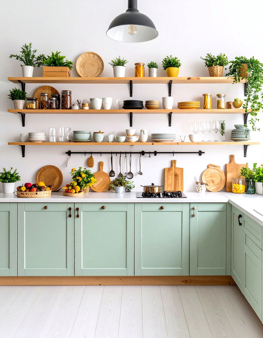 The Open Shelving Dominant Kitchen - 30 kitchen ideas for small spaces