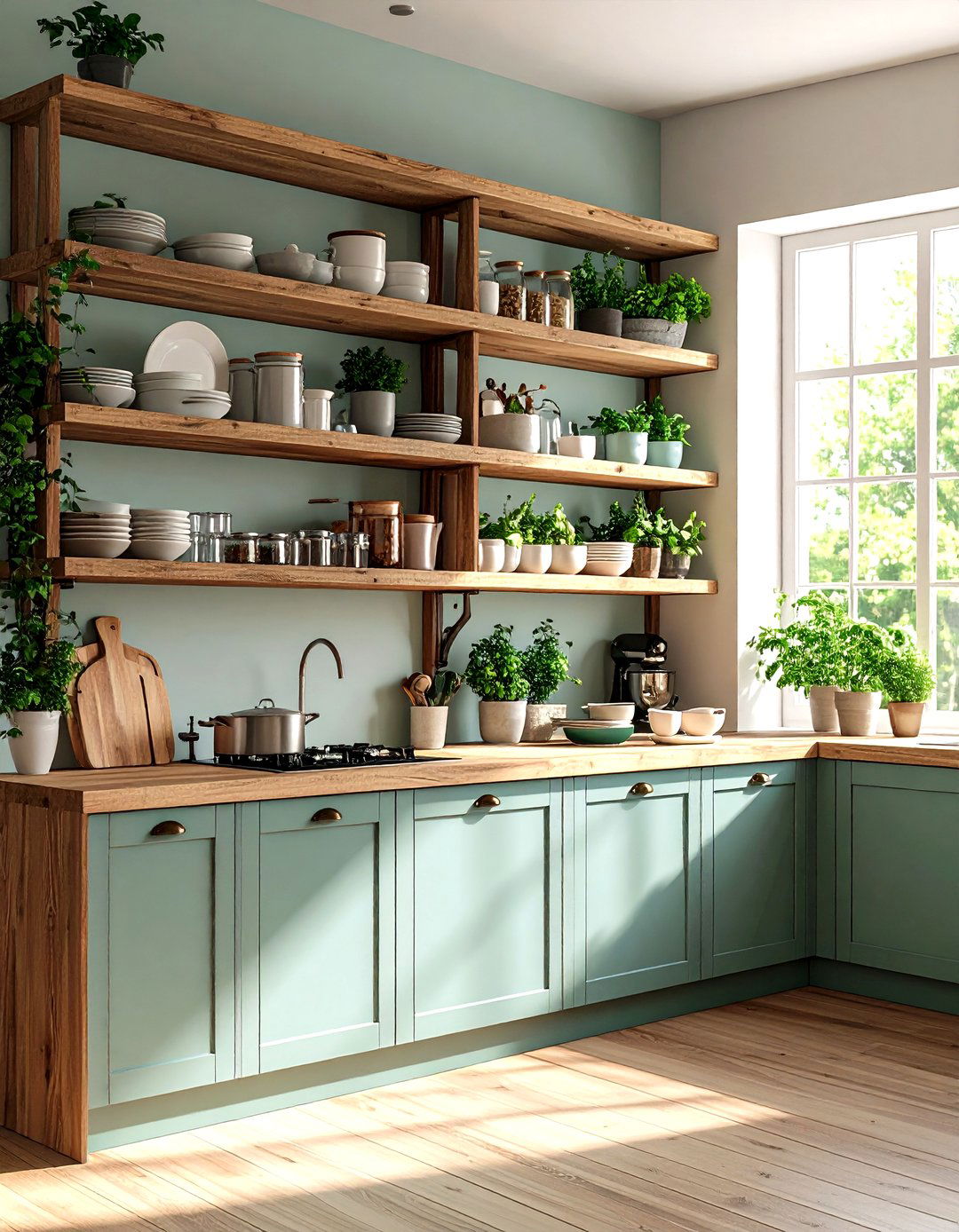 The Open Shelving Focused Kitchen - 30 kitchen remodel trends