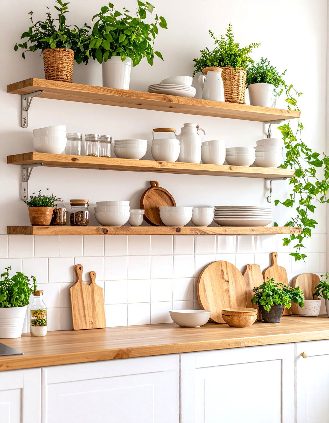 The Open Shelving Kitchen - 30 kitchen decorating ideas