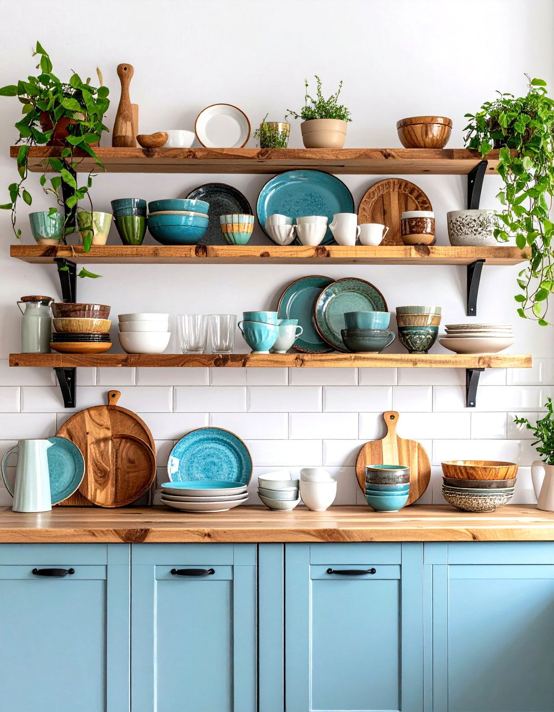 The Open Shelving Kitchen - 30 kitchen inspo ideas