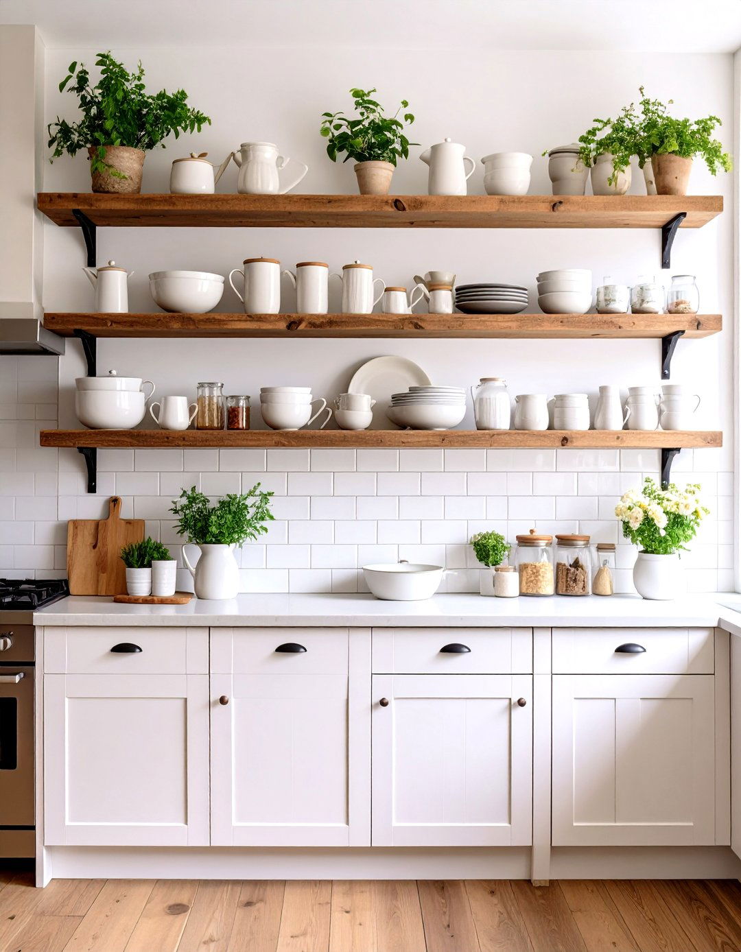 The Open Shelving Kitchen - 30 kitchen modern designs