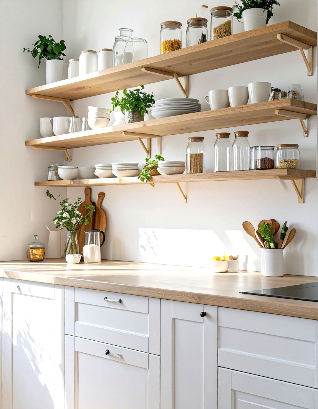 The Open Shelving Kitchen Concept - 30 low cost simple kitchen designs