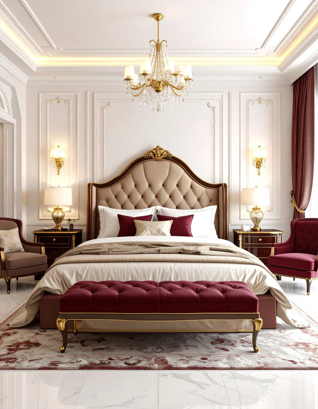 The Opulent Master Suite - 30 1920's art deco interior design ideas