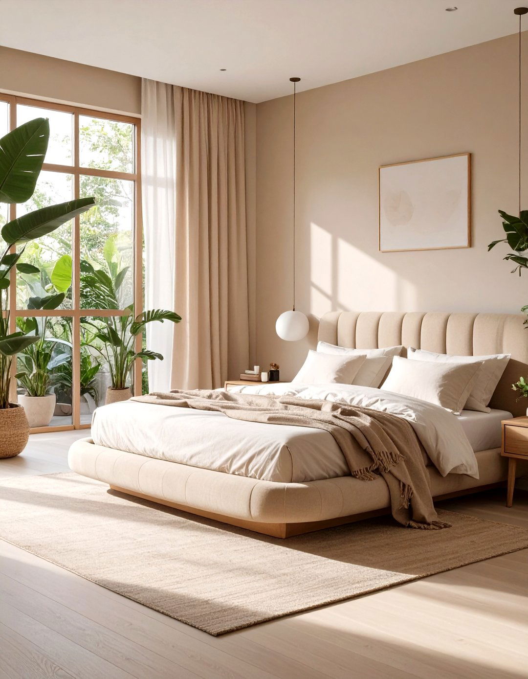 The Organic Modern Beige Bedroom - 30 modern beige bedroom ideas