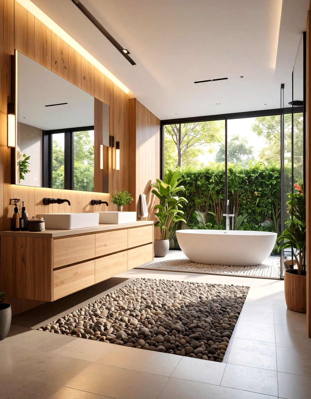 The Organic Modern Guest Bathroom - 30 guest bathroom decor ideas