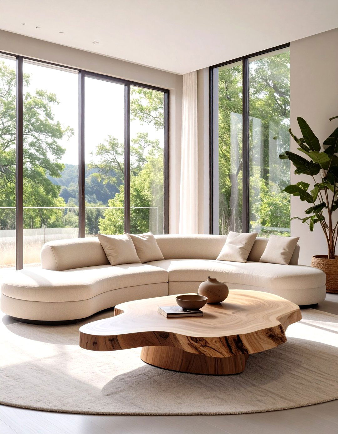 The Organic Modern Living Room - 30 neutral living room ideas