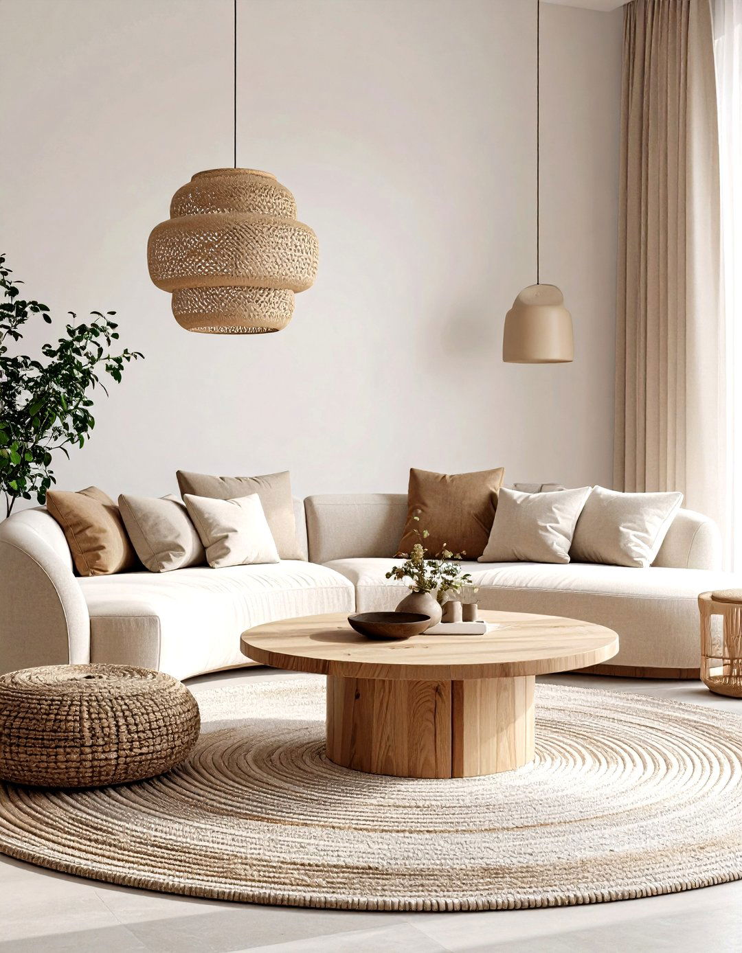 The Organic Modern Living Room - 30 interior decor ideas for living room