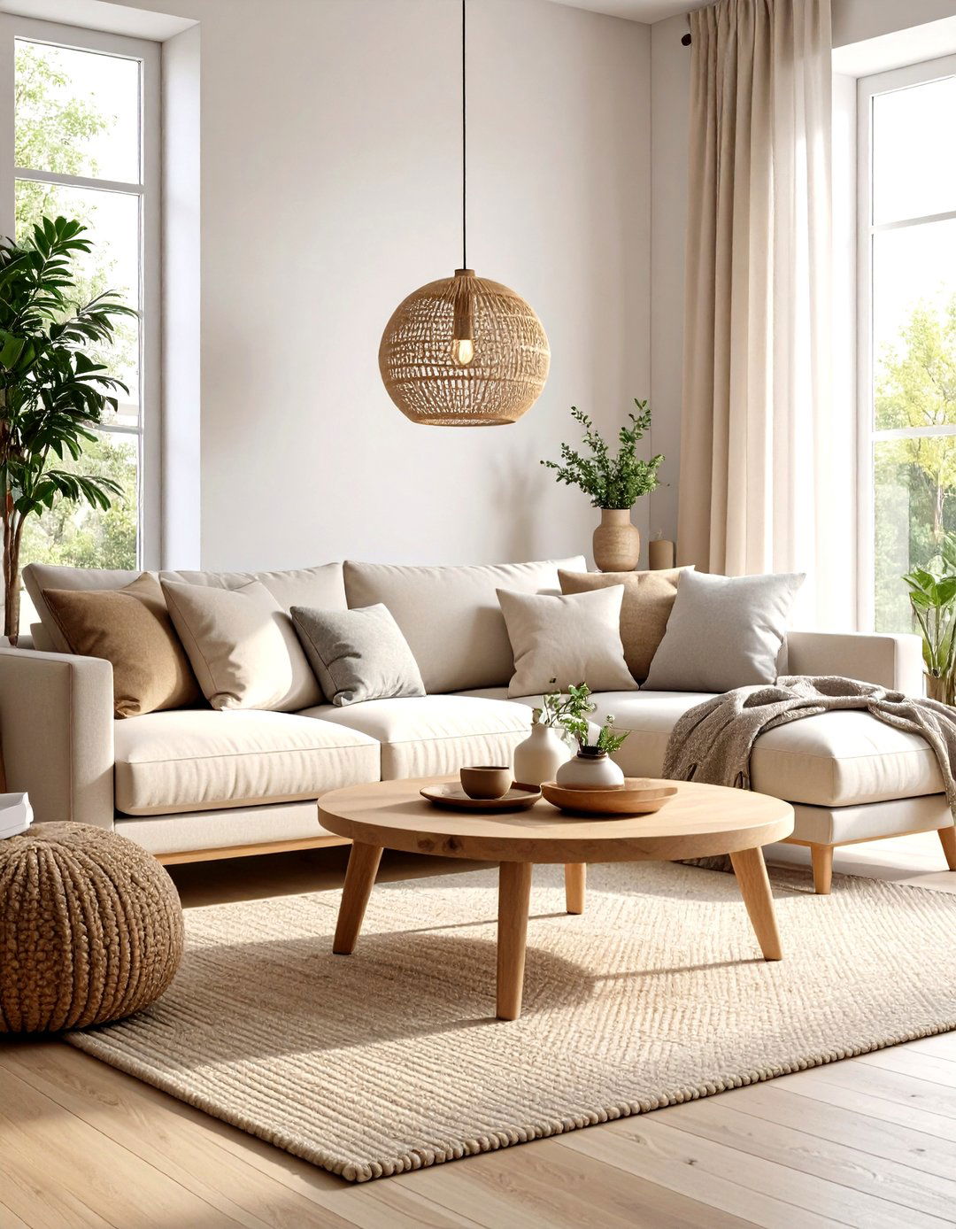 The Organic Modern Living Room - 30 living room decor ideas