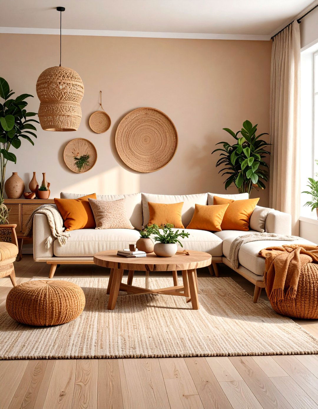 The Organic Modern Living Room - 30 decor ideas for living room
