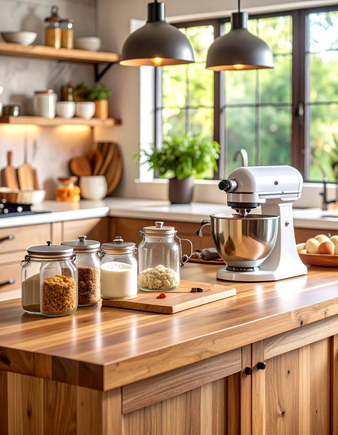 The Organized Bakers Kitchen Counter - 30 kitchen counter decor ideas