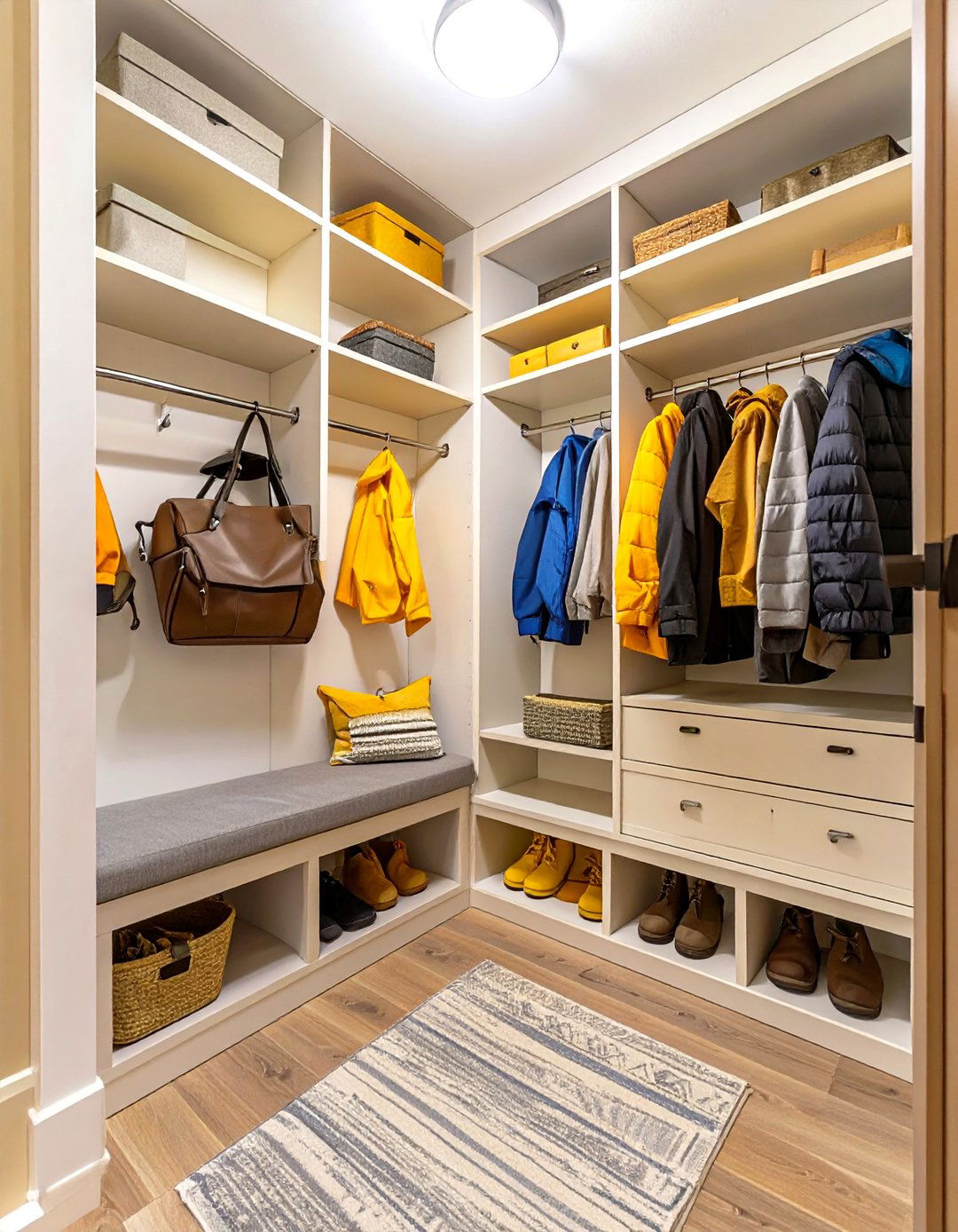 The Organized Entry Closet - 30 mudroom inspiration