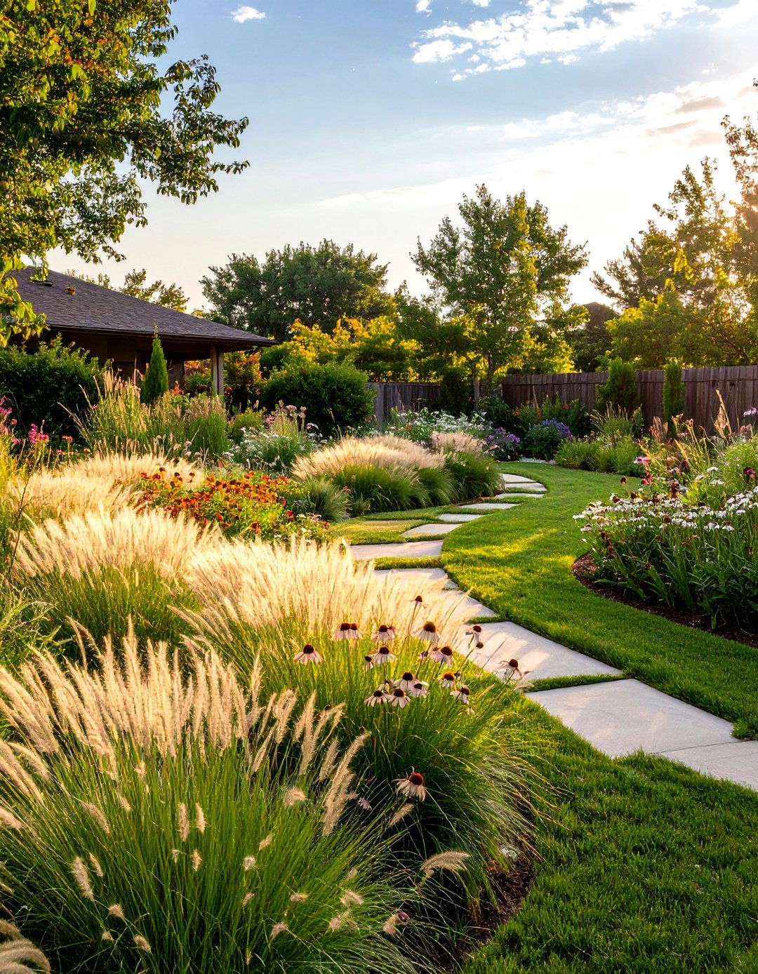The Ornamental Grass Prairie Front Yard - 30 front yard landscape ideas