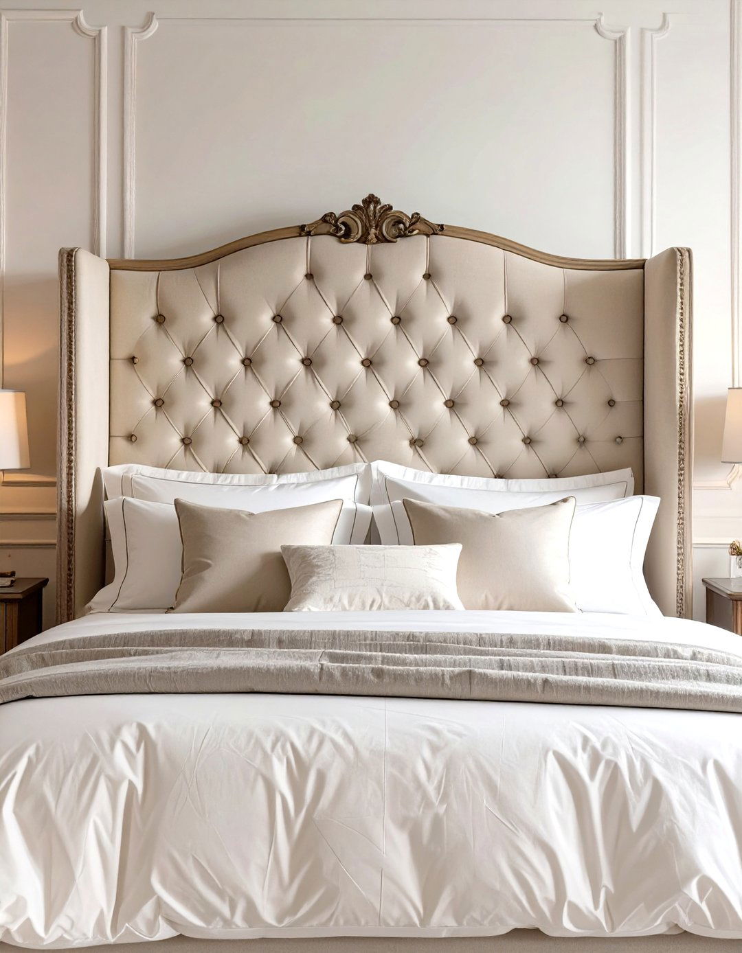 The Ornate Headboard Focus Bedroom - 30 french country bedroom ideas