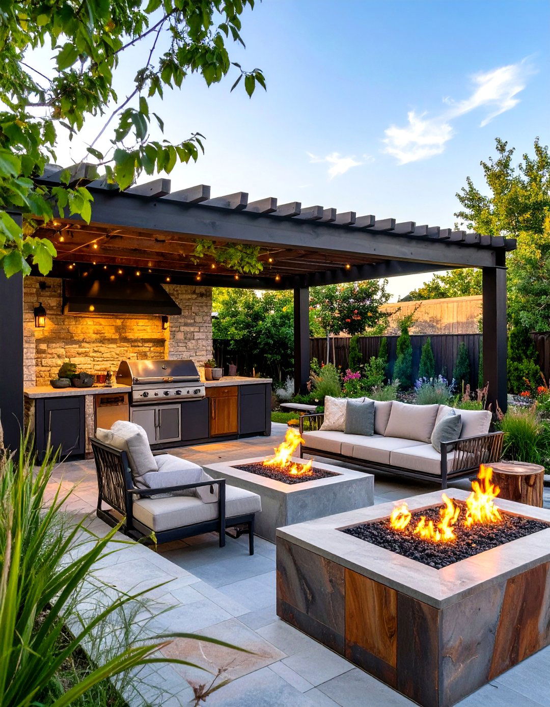 The Outdoor BBQ Pit Man Cave - 30 cool man cave ideas
