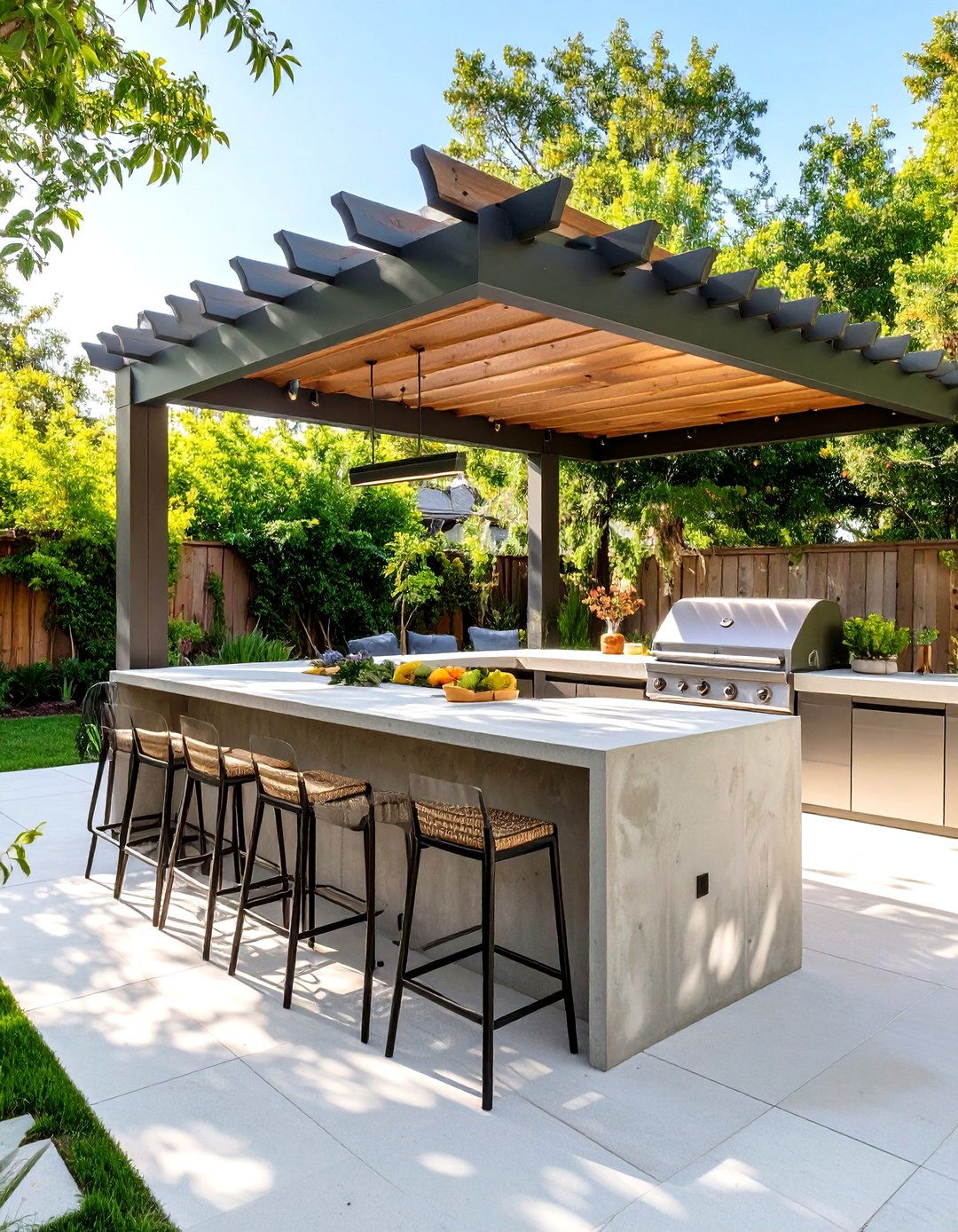 The Outdoor Bar and Grill Station Backyard - 30 ideas for backyard