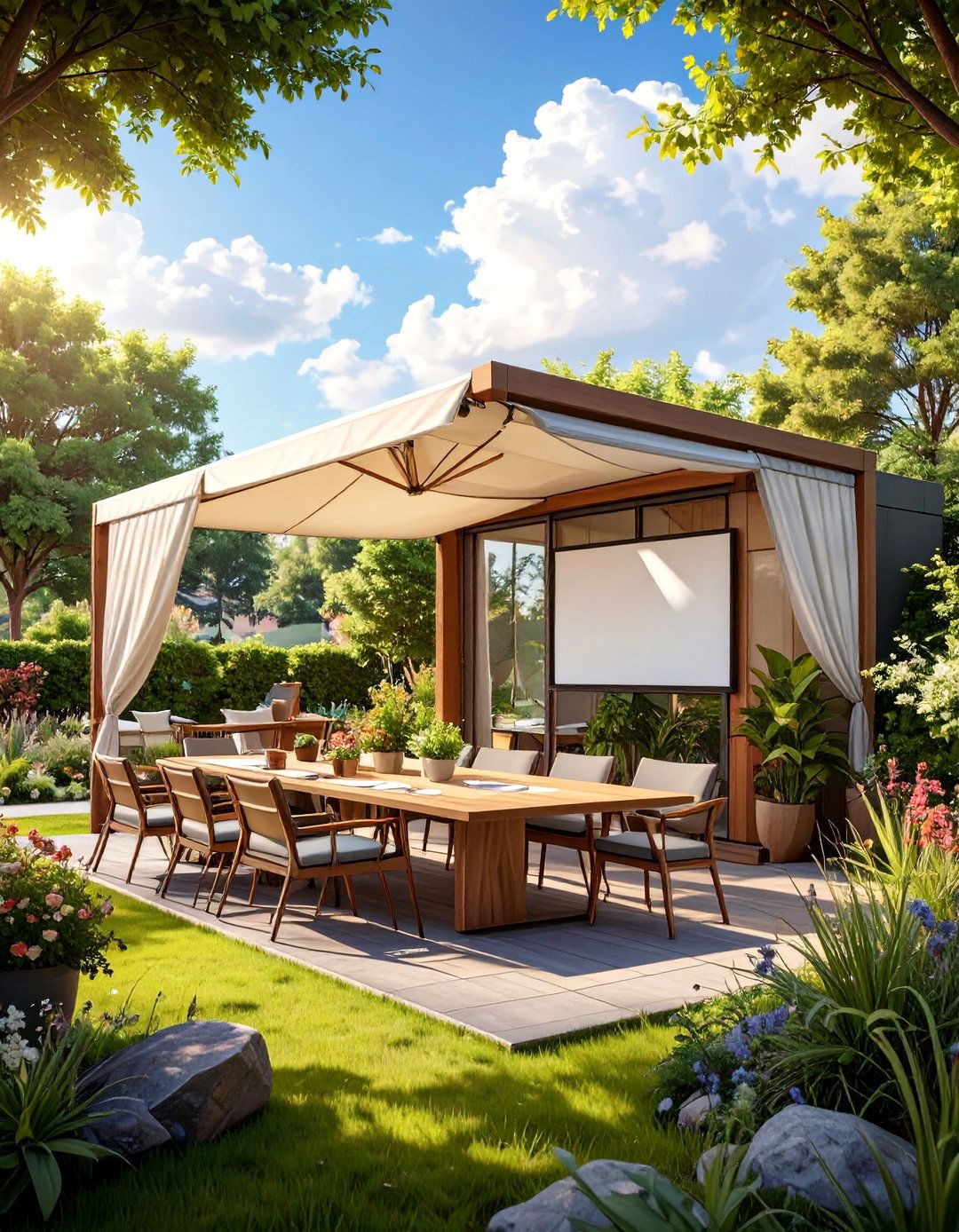 The Outdoor Collaboration Zone - 30 commercial landscape design ideas