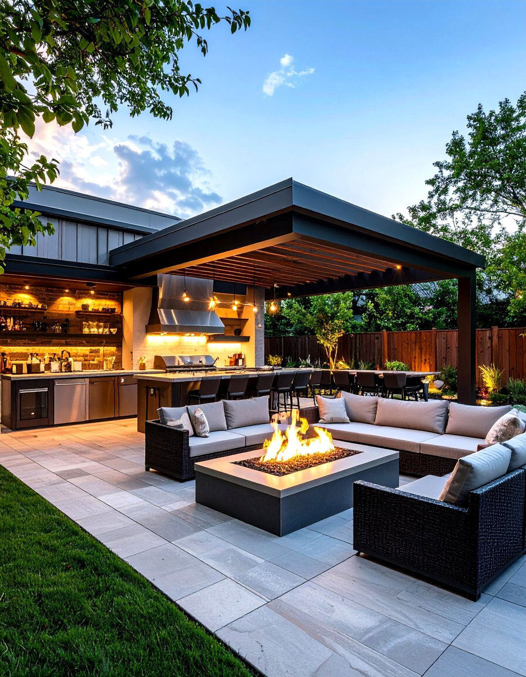 The Outdoor Entertainment Hub - 30 landscape design plans ideas