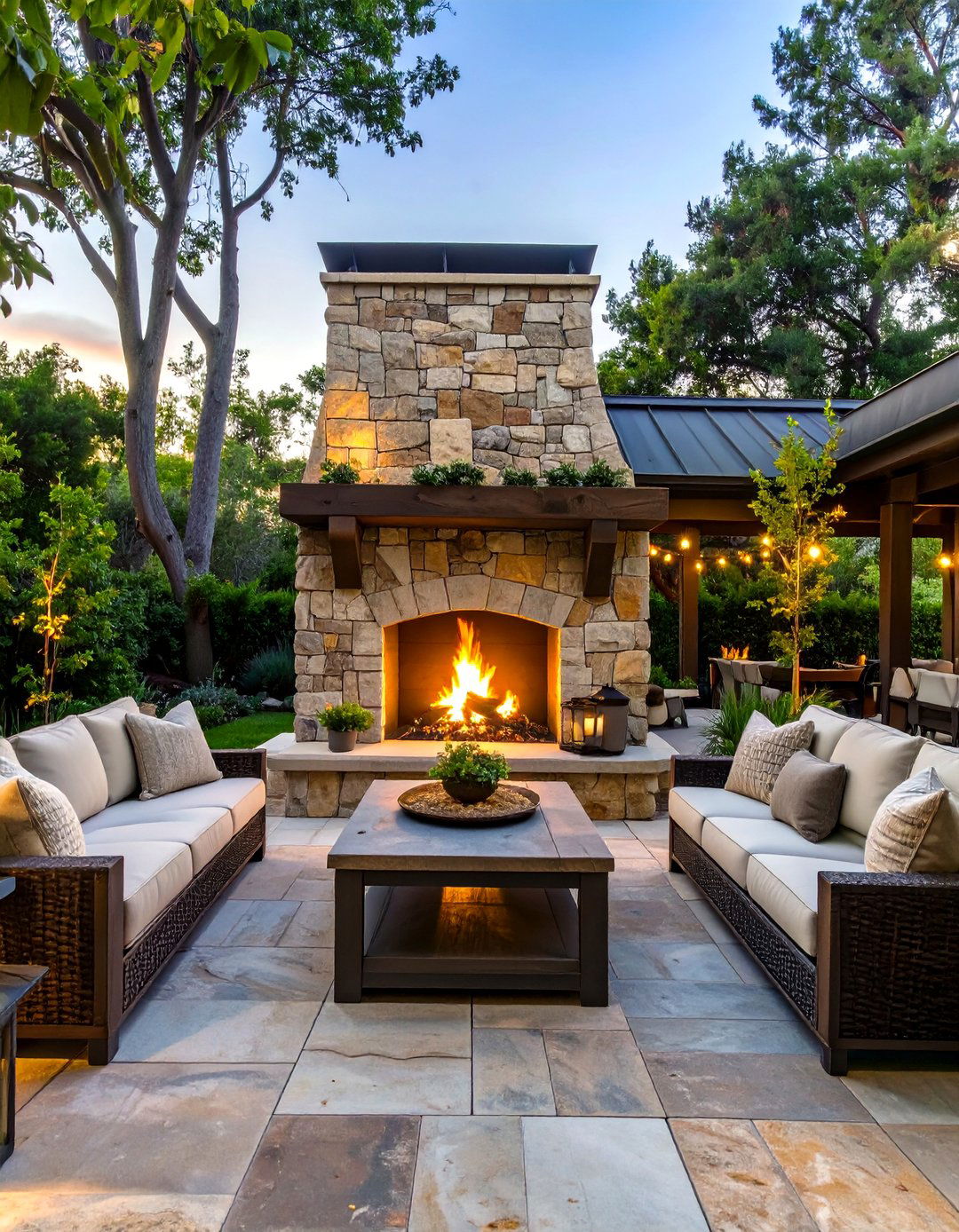 The Outdoor Fireplace as a Focal Point - 30 buckhead landscape and design ideas