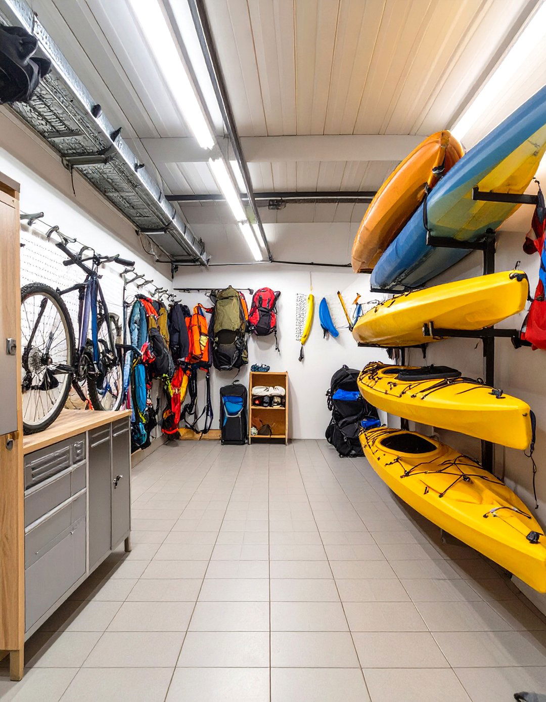 The Outdoor Gear and Adventure Garage Shop - 30 garage shop ideas