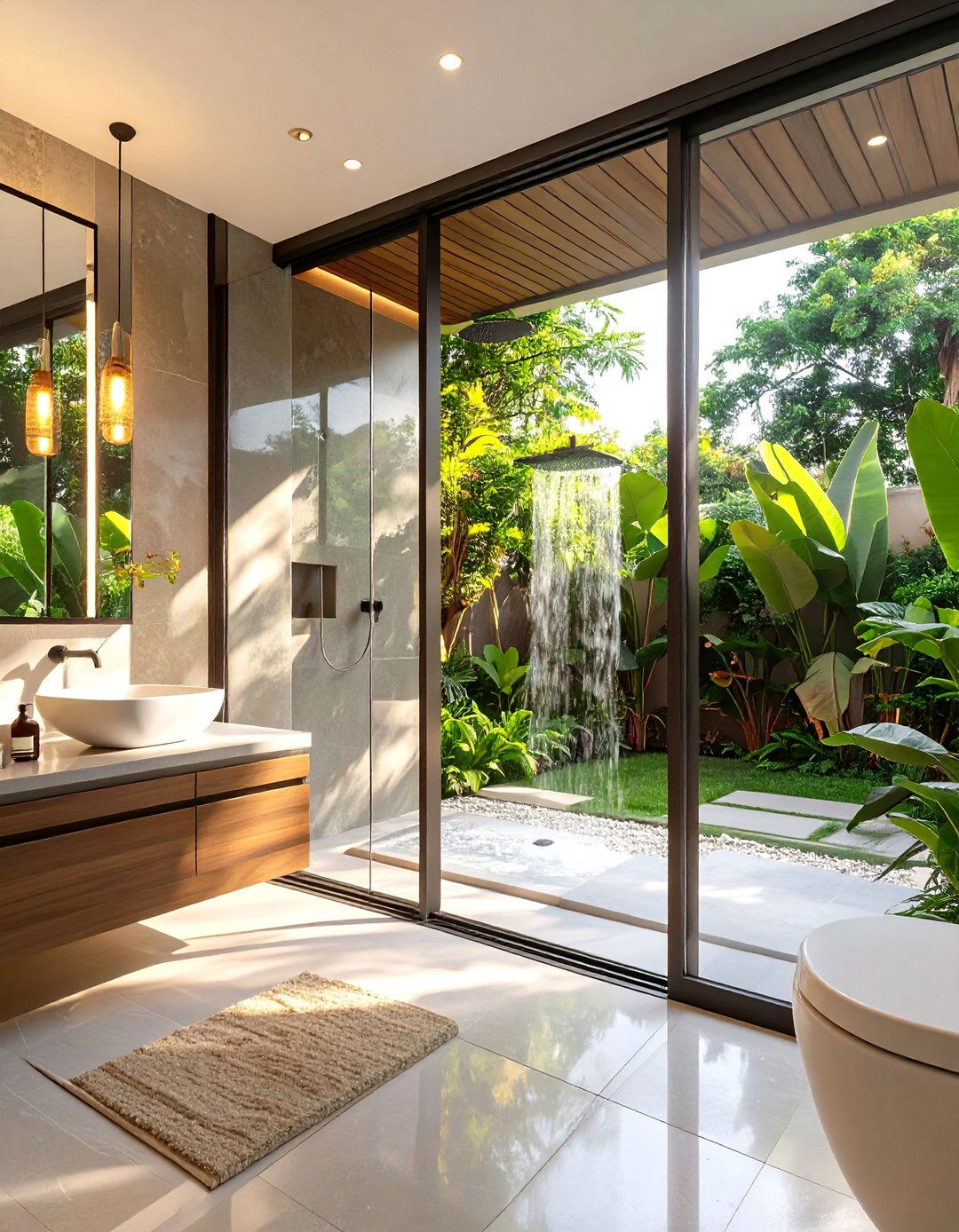 The Outdoor Indoor Bathroom - 30 bathroom reno ideas