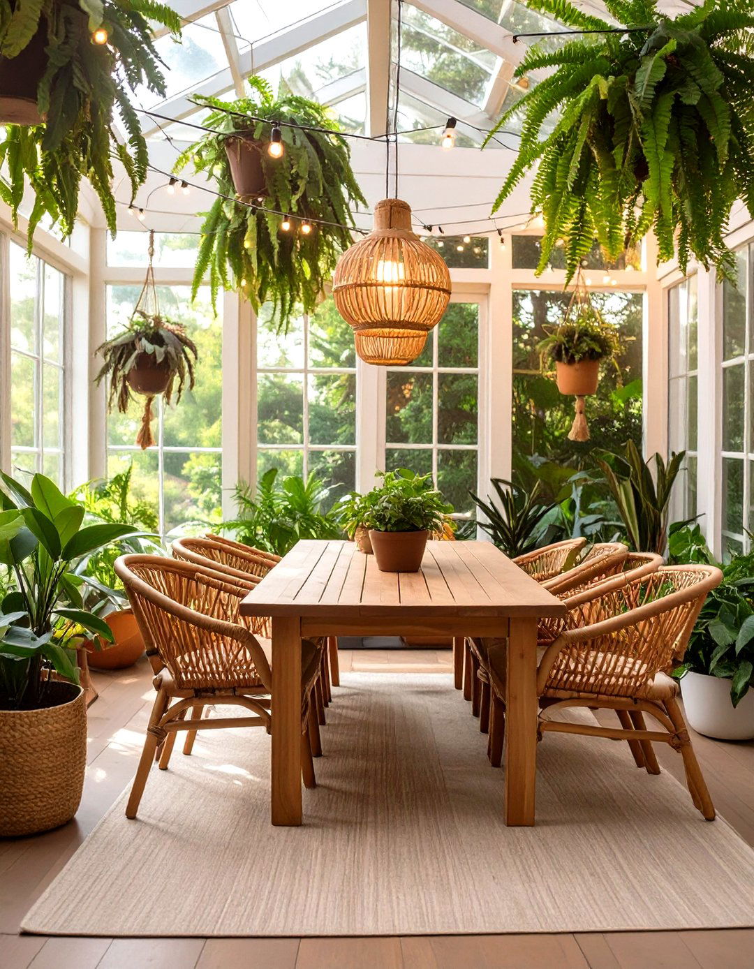 The Outdoor Inspired Indoor Dining Room Table - 30 dining room table ideas