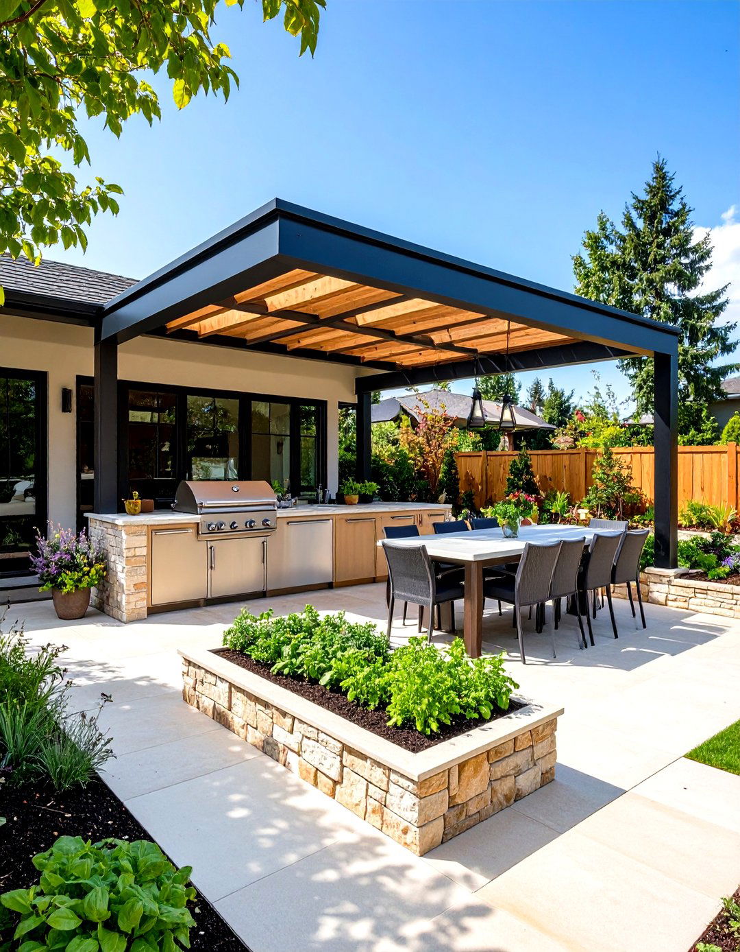 The Outdoor Kitchen Garden - 30 garden ideas for backyard