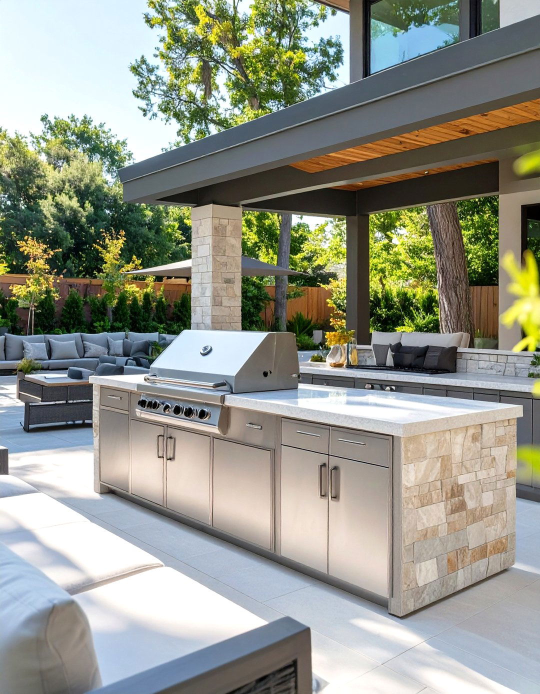 The Outdoor Kitchen Layout for Alfresco Dining - 30 how to design a kitchen layout ideas