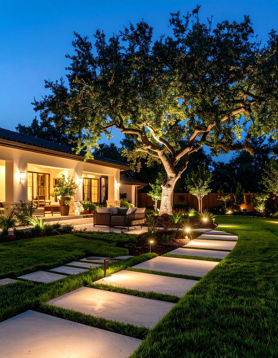 The Outdoor Lighting Focused Landscape - 30 landscape design online ideas