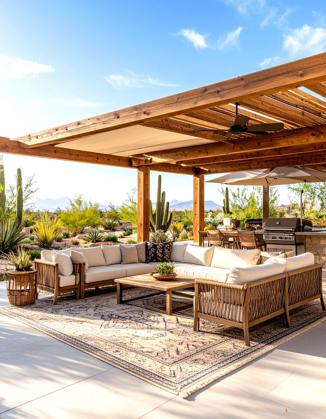 The Outdoor Living Room - 30 desert landscaping ideas