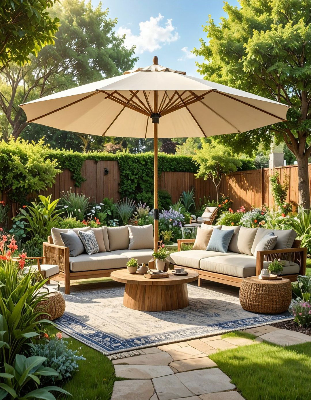 The Outdoor Living Room Concept - 30 modern small backyard ideas