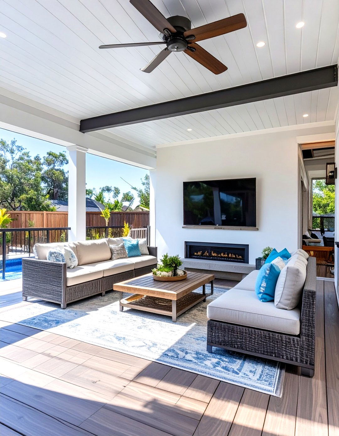 The Outdoor Living Room Deck - 30 custom deck designs