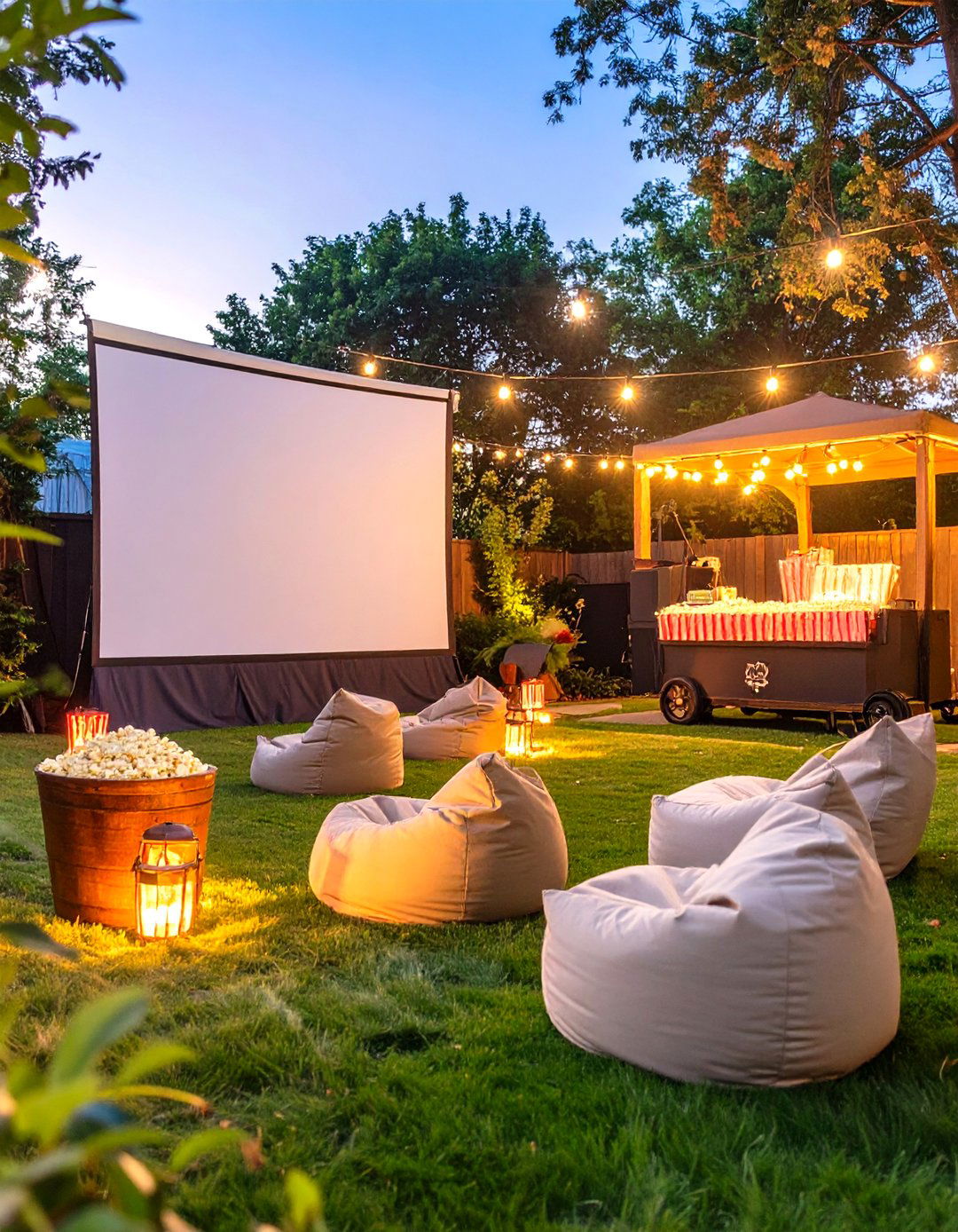 The Outdoor Movie Theater Backyard - 30 backyard remodel ideas