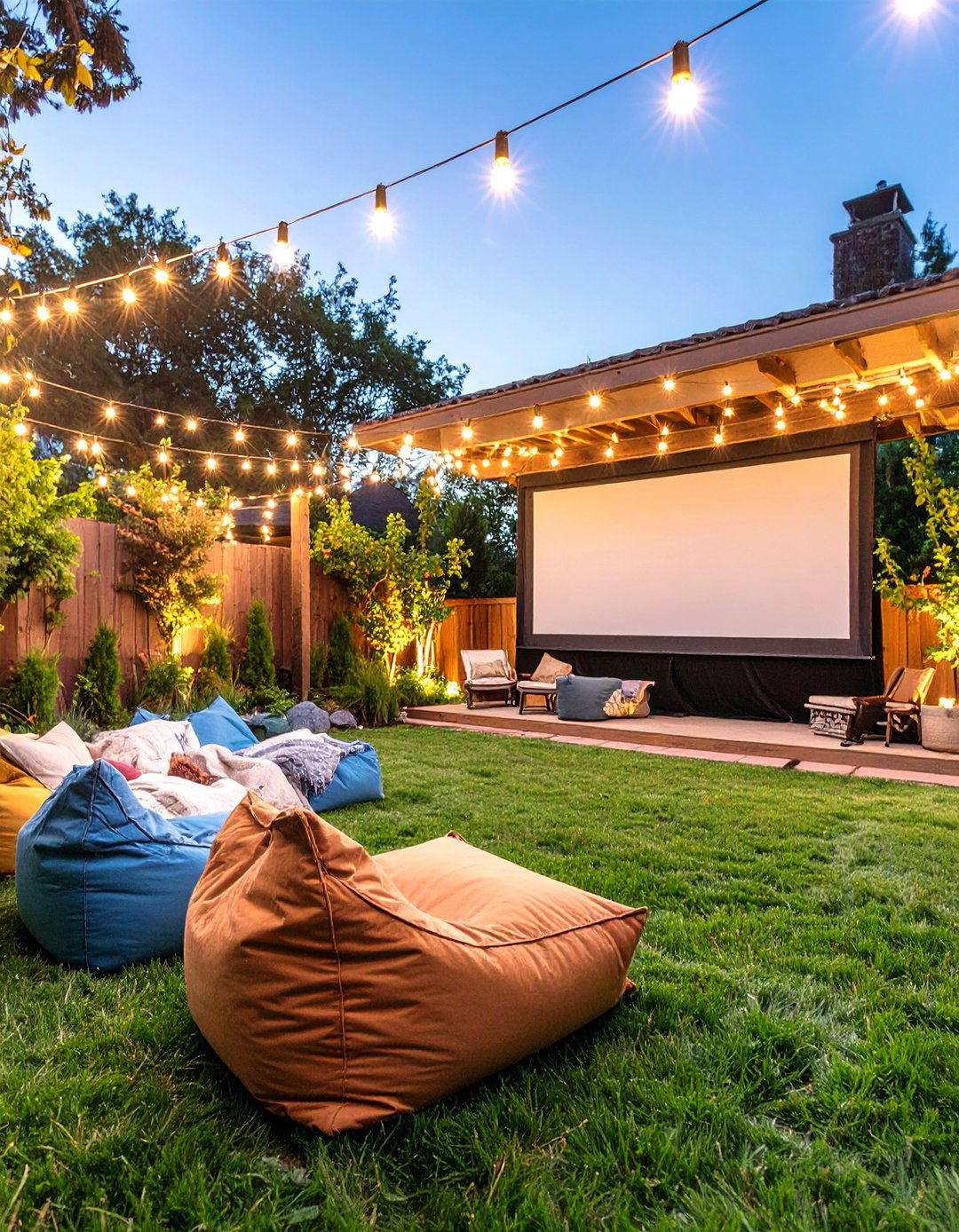 The Outdoor Movie Theater Backyard - 30 backyard renovation ideas