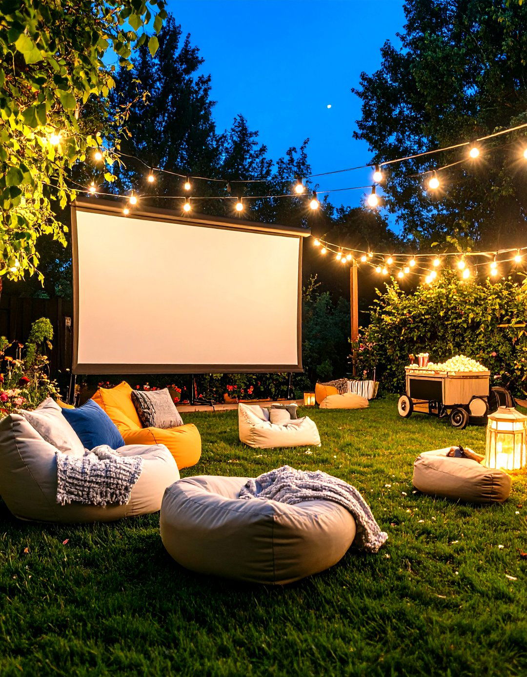 The Outdoor Movie Theater Backyard - 30 design my backyard ideas